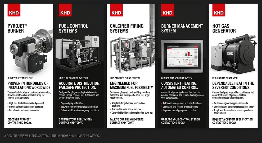 KHD Humboldt Wedag kiln and pyroprocessing equipment